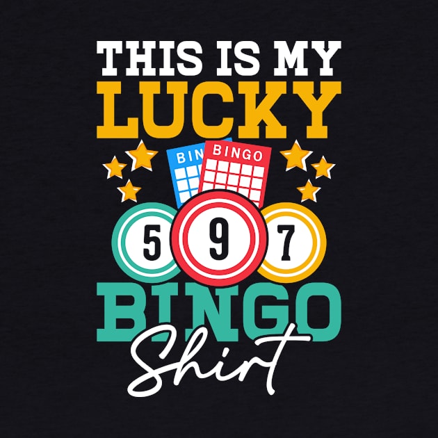 This Is My Lucky Bingo Shirt T shirt For Women by Xamgi